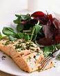 poached salmon