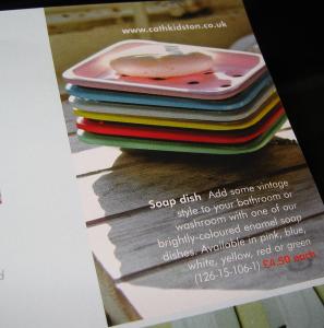 Cath Kidston soap dish