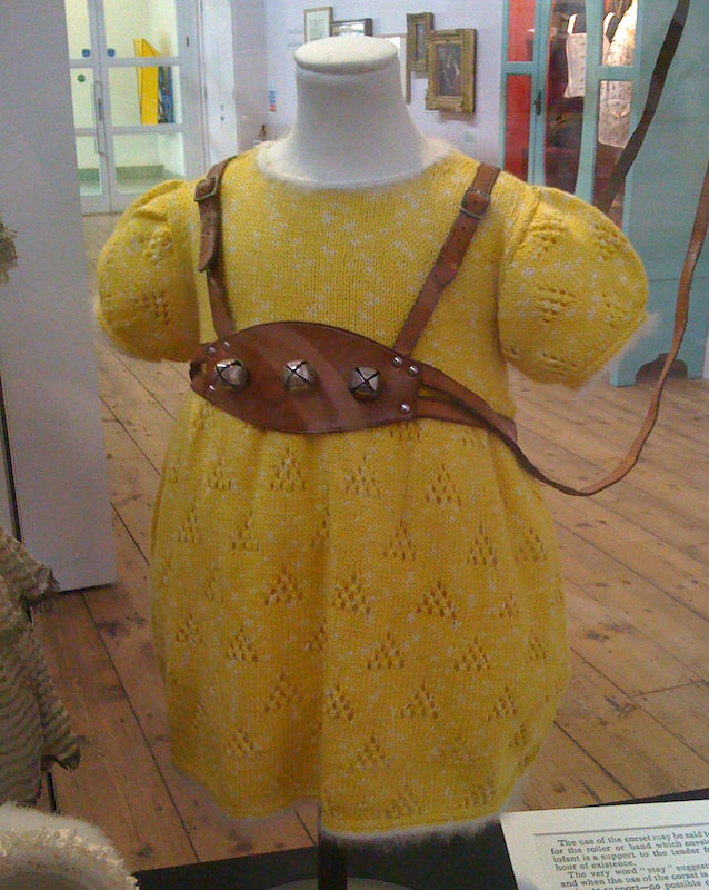 knitted dress with reins knitted dress with reins