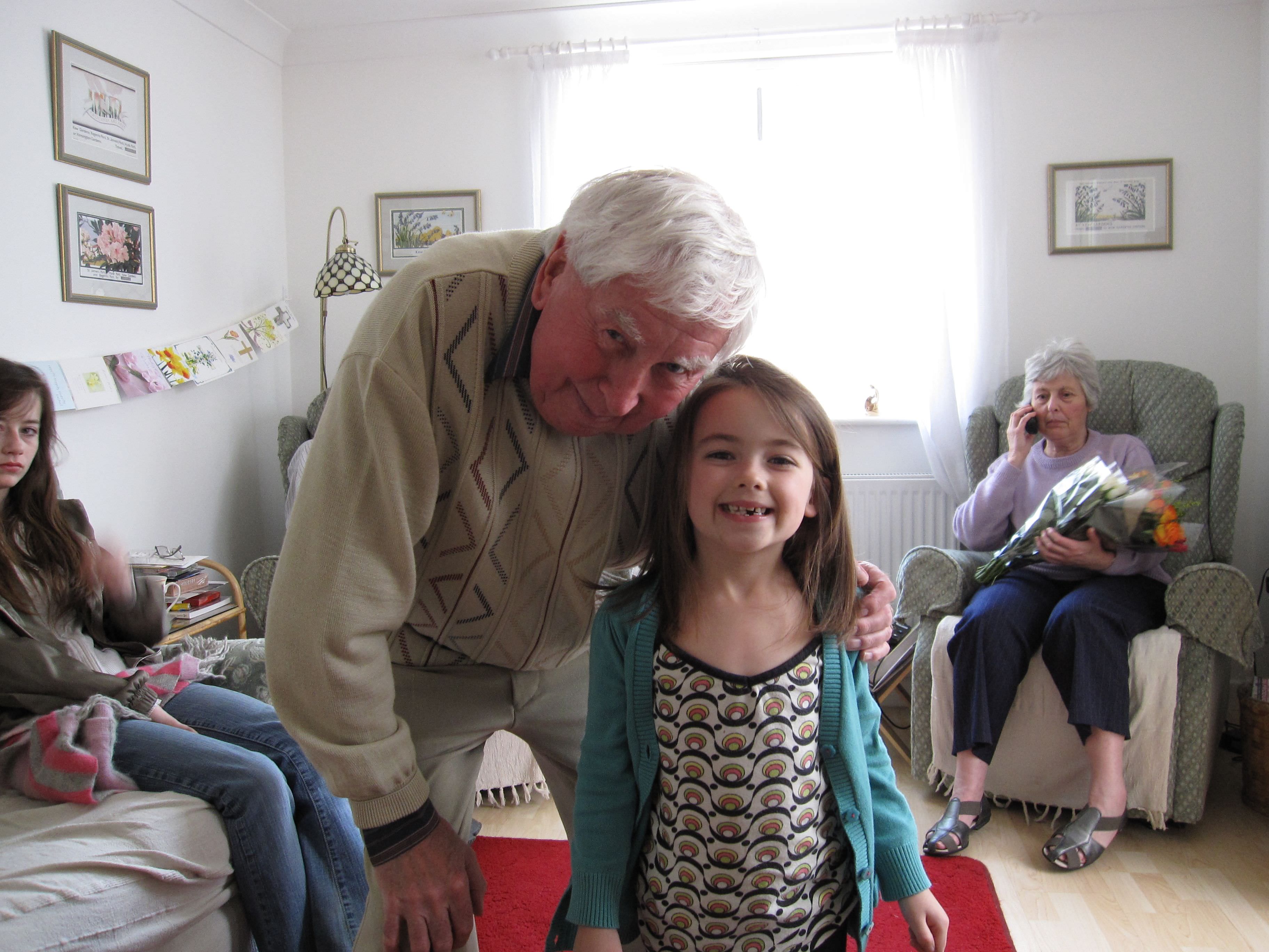grandad with willow