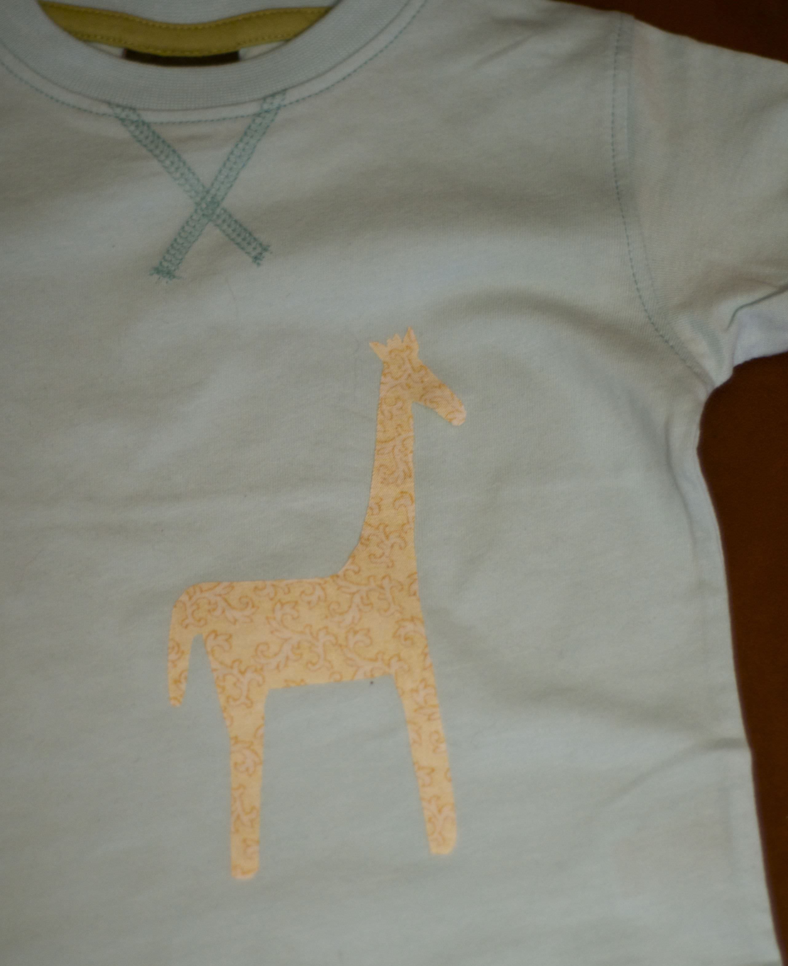 giraffe applique