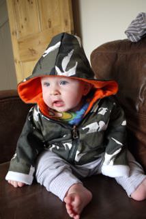 finished reversible hoodie