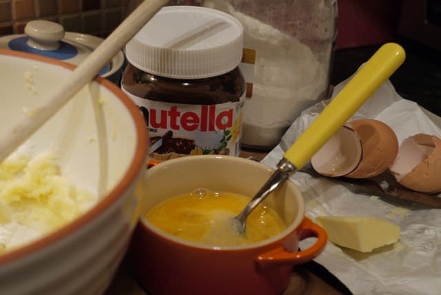 baking with Nutella