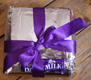 wrapped parcel
