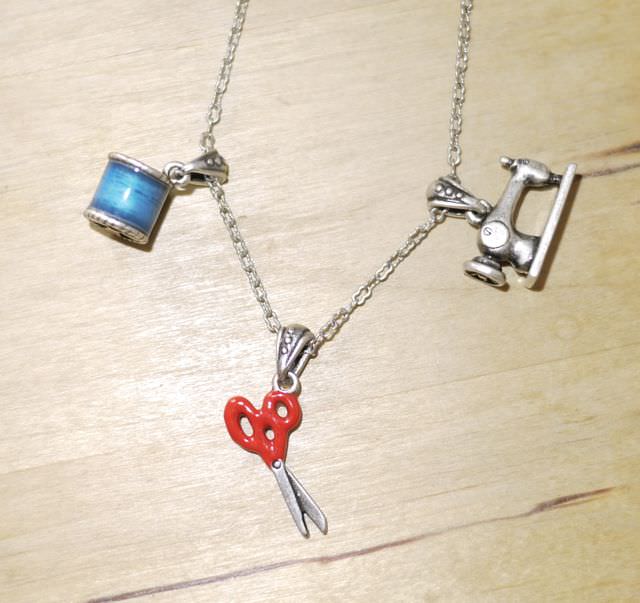 Cath Kidston sewing necklace