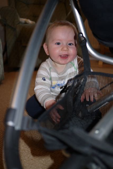 happy baby in Quinny4
