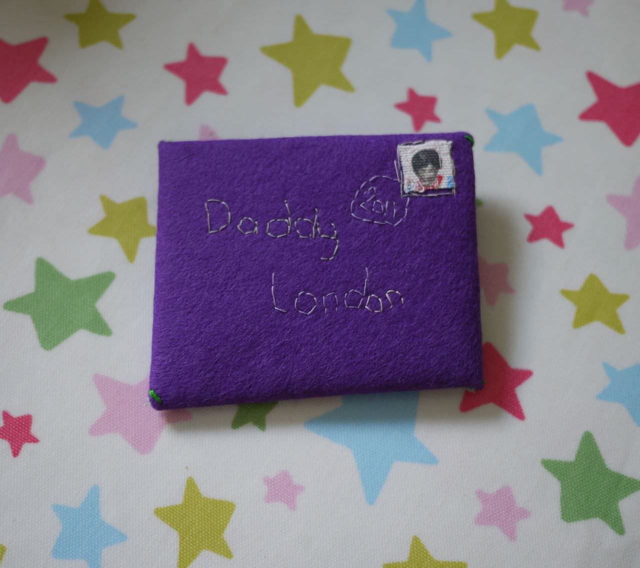felt valentine envelope