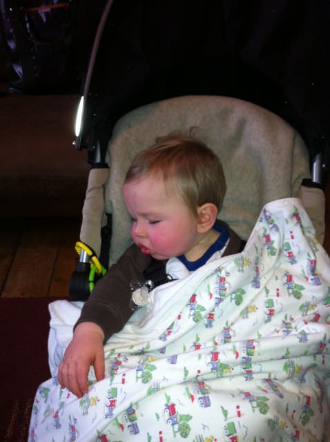 teething red cheeks