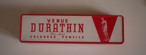 vintage pencil tin