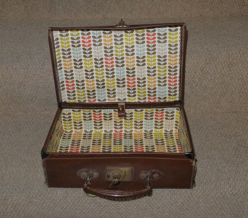 DIY Orla Kiely suitcase