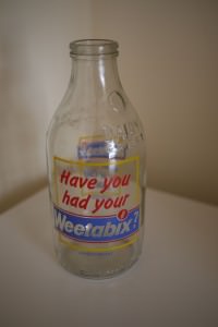 vintage dairy crest milk bottle