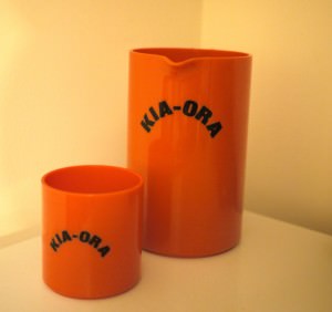 vintage kia ora tableware