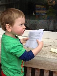 reading the instructions