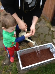 watering with daddy watering with daddy