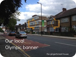 Olympic banner Olympic banner