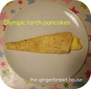 olympic torch pancakes olympic torch pancakes