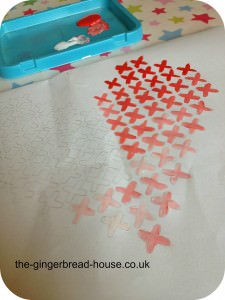 cross stitch mural