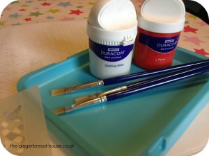 cross stitched mural equipment