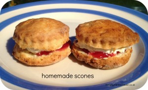 homemade scones