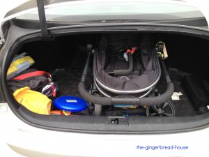 icandy in car boot
