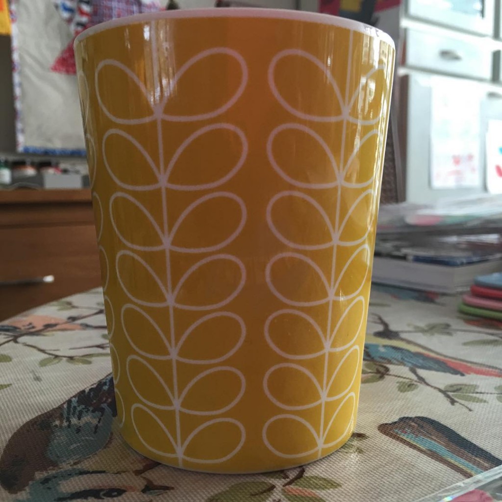 Orla Kiely beaker