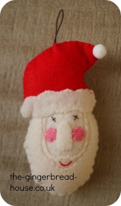 felt Father Christmas