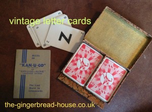 vintage letters cards