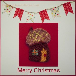 gingerbread house card