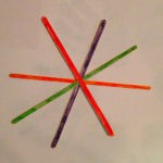 wooden snowflake