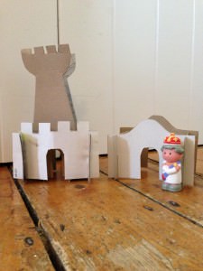 cardboard castle