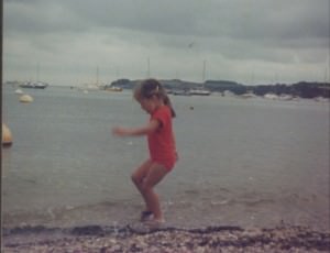 girl on beach