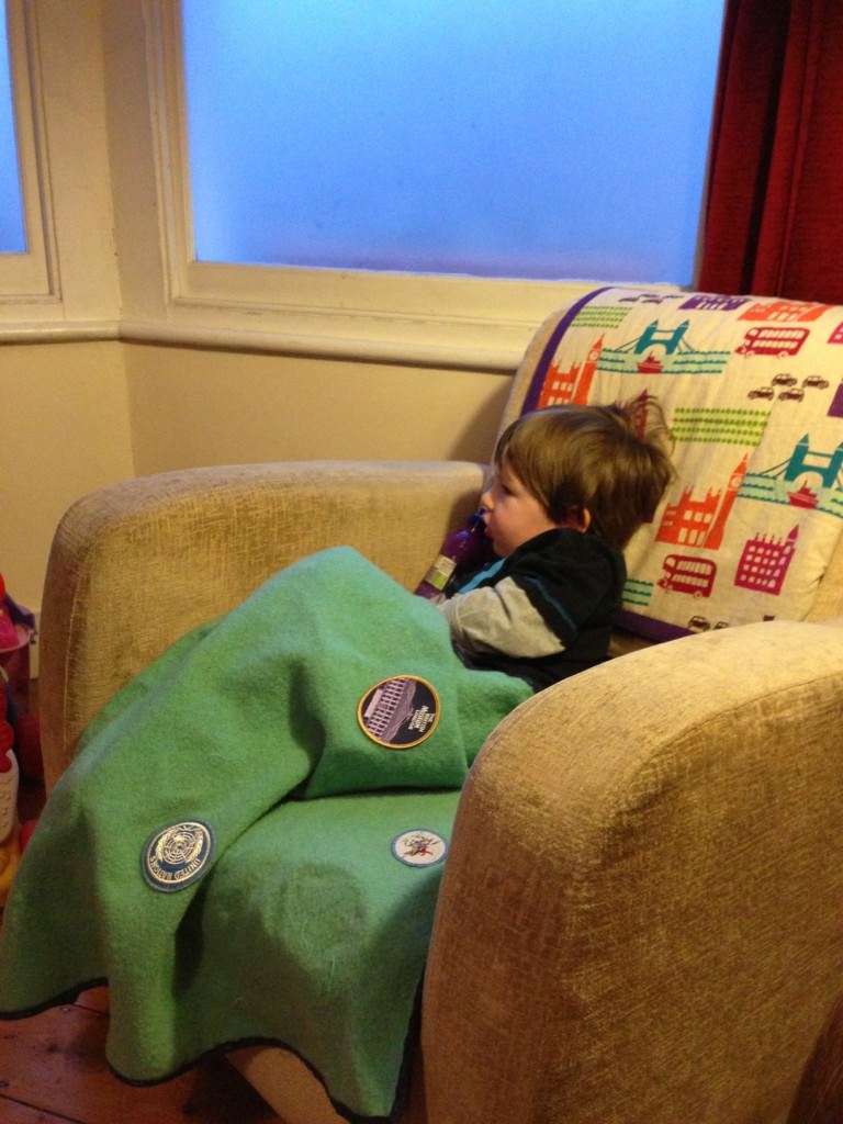 badge blanket