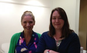 Lisa Faulkner and me
