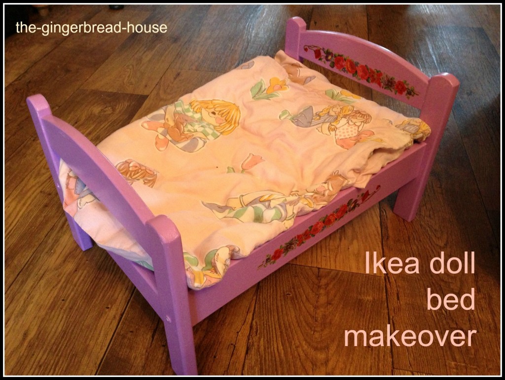 ikea doll bed makeover
