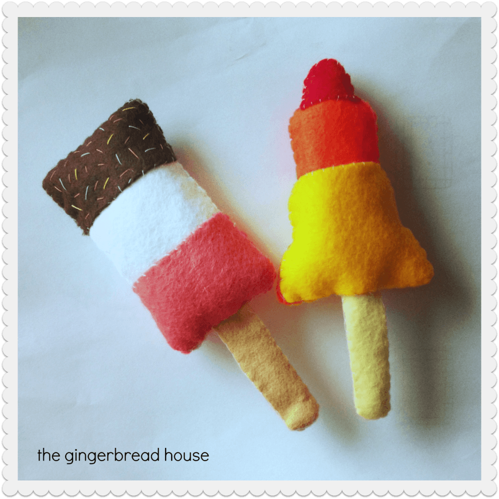 felt ice lollies