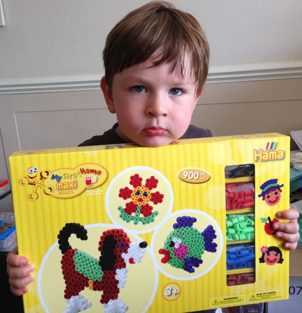 My first hama maxi beads