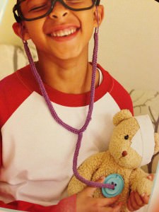knitted stethoscope