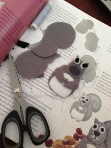 Super Cute Felt Animals squirrel
