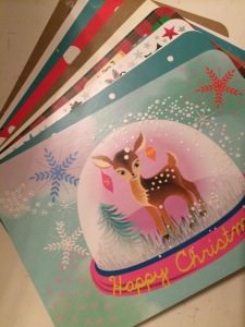 Christmas postcards