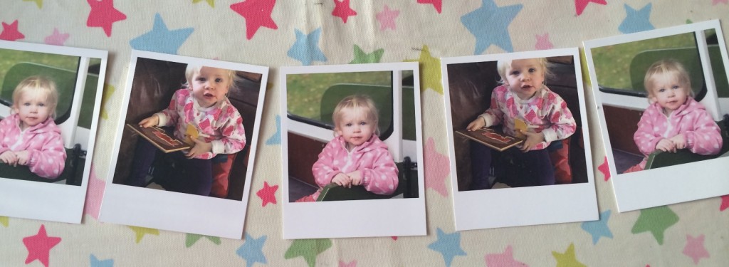 polaroid style cards