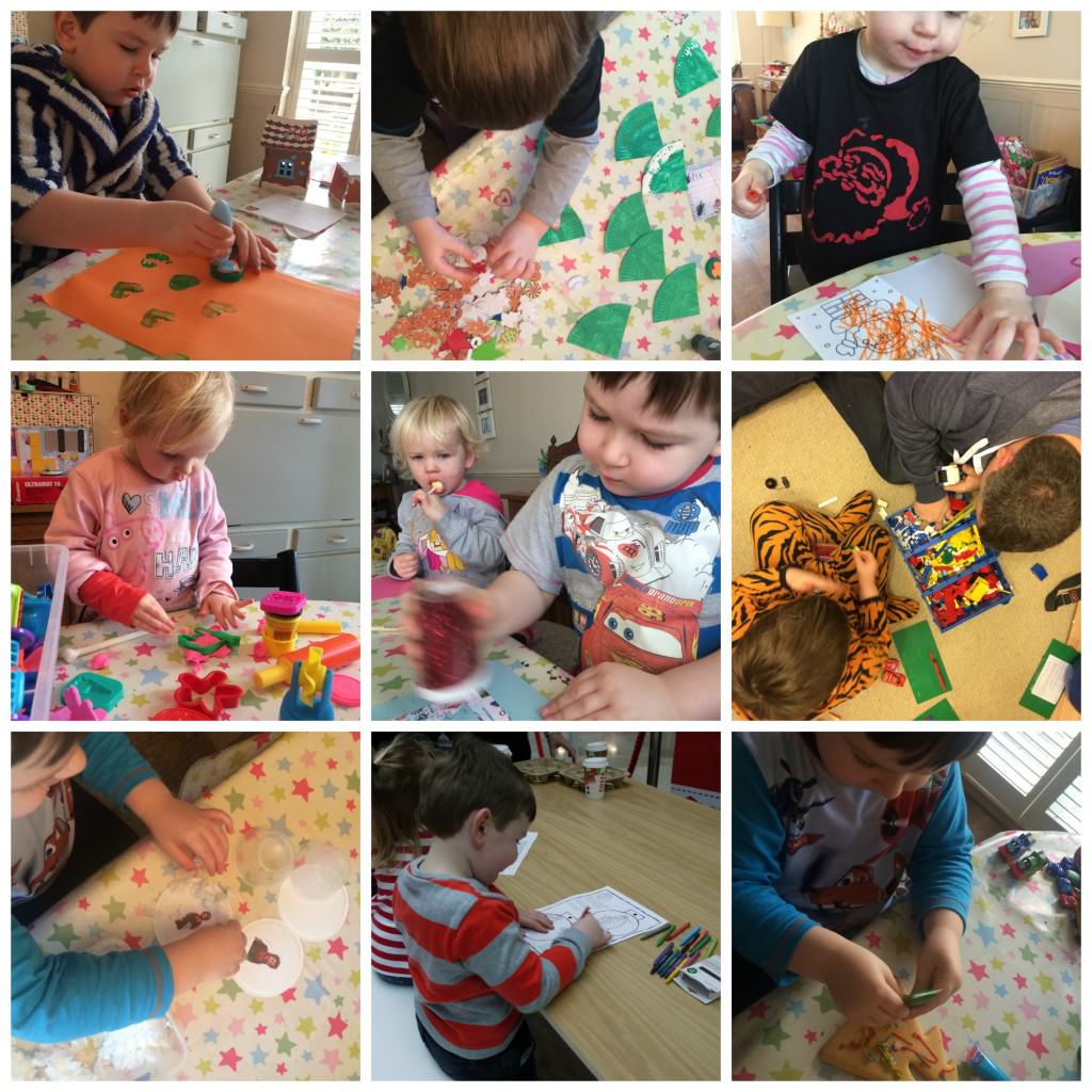 being creative at home