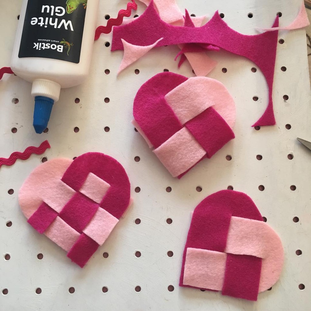 felt hearts #bostikbloggers