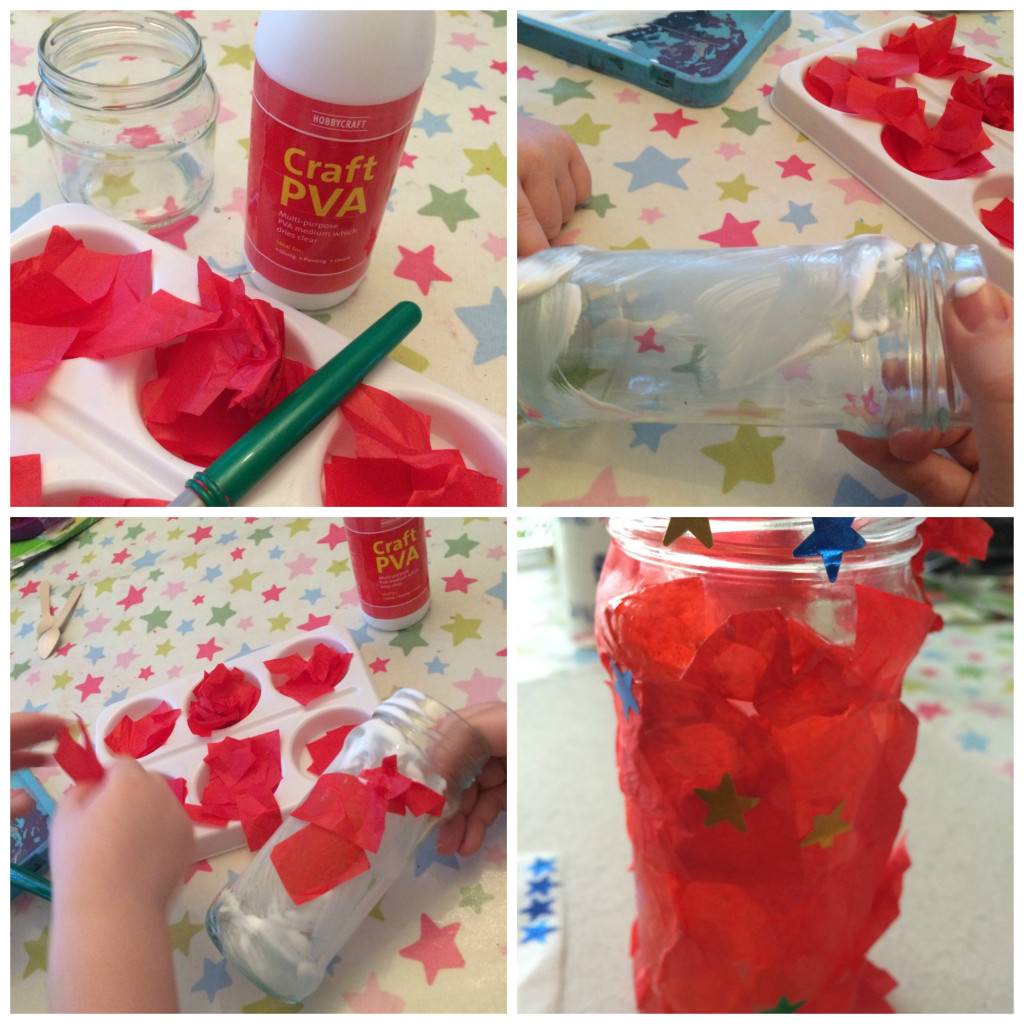 easy Chinese New Year tea light holder