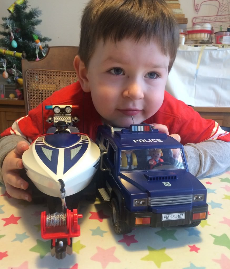 Playmobil police truck