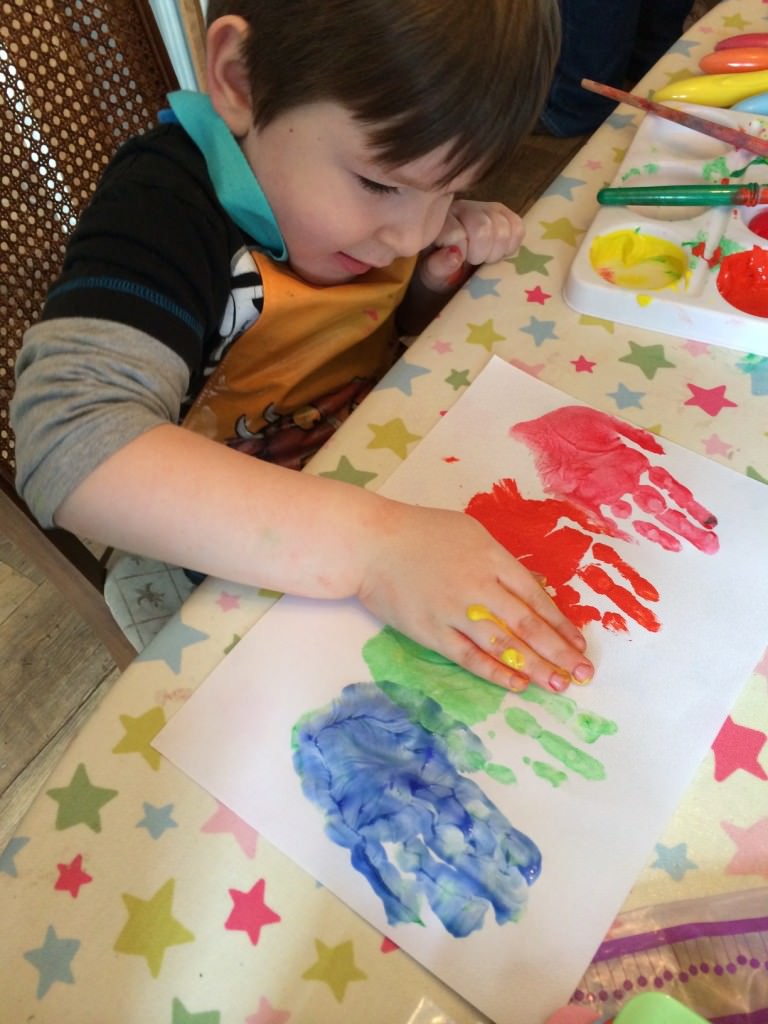 handprint painting