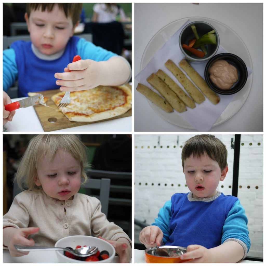 kids eating lunch