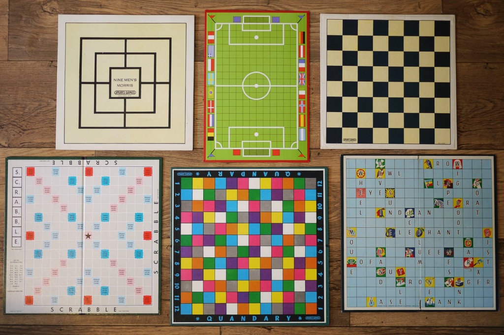 vintage game boards