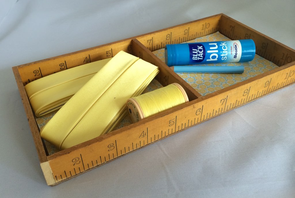 vintage ruler tray - holly be tells