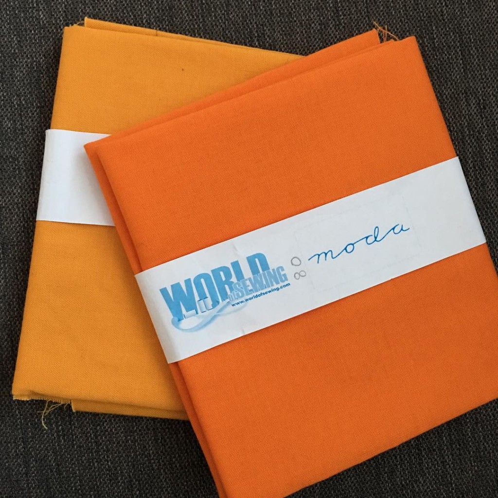 Moda orange fabric
