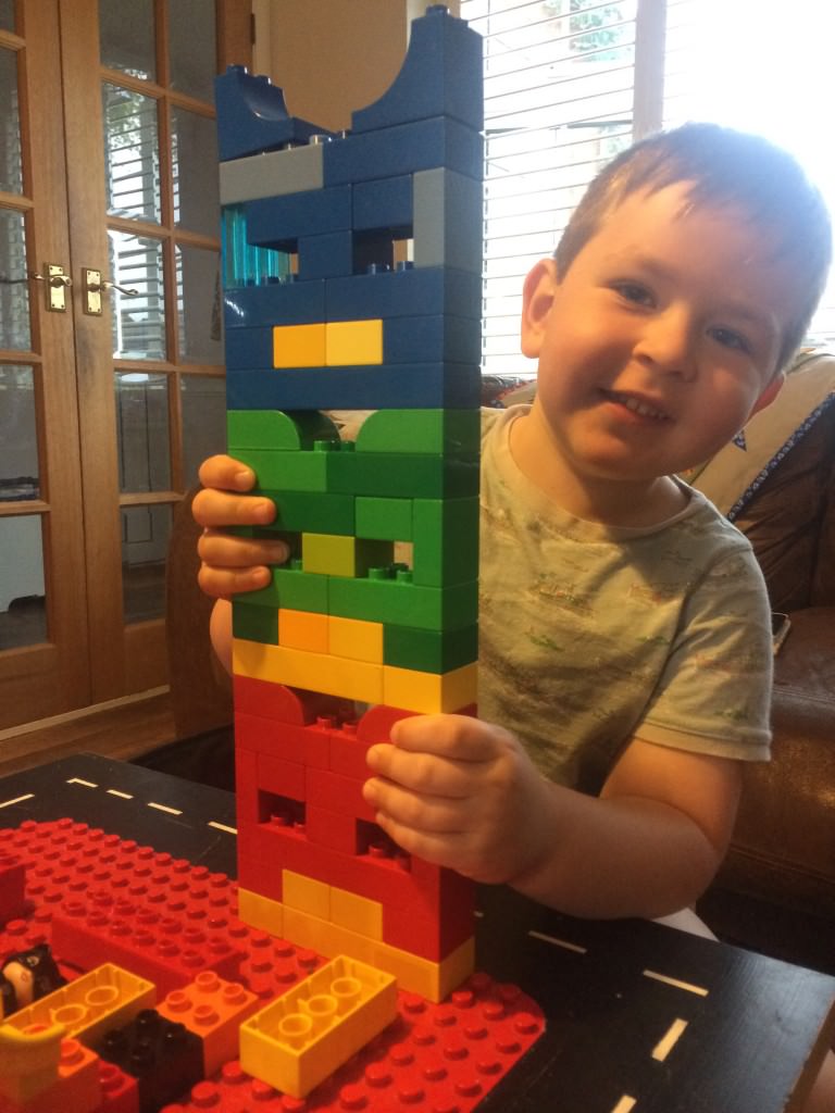 Lego Duplo bat face
